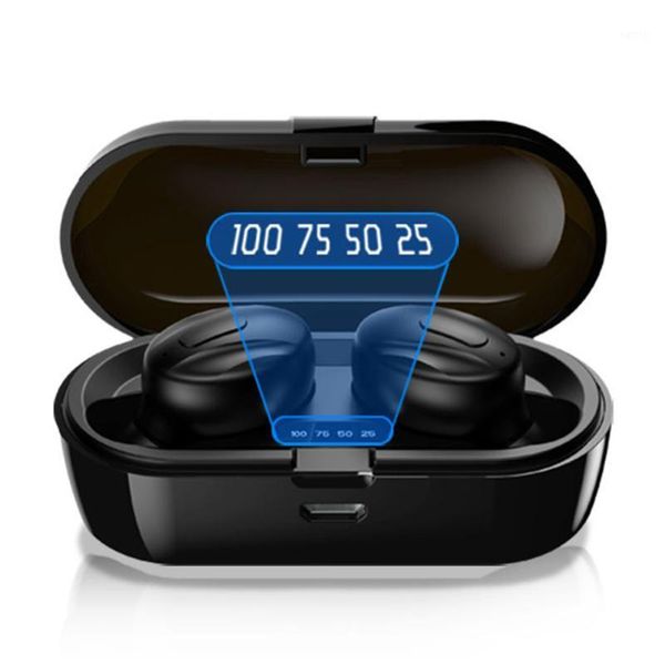 

xg13 pro bluetooth stereo headset, tws mini wireless noise-cancelling ipx5 waterproof headset with mic1