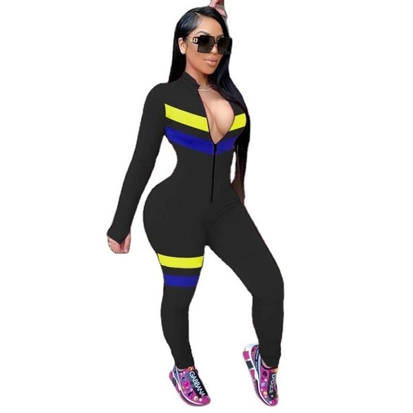 

m1135 autumn / winter women's color matching tights, Black;gray