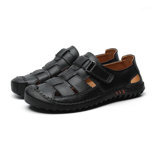 

sandalsslippers sandal work men uomo sandalet masculina playa summer sandali sandalia verano transpirables outdoor casa safety1, Black