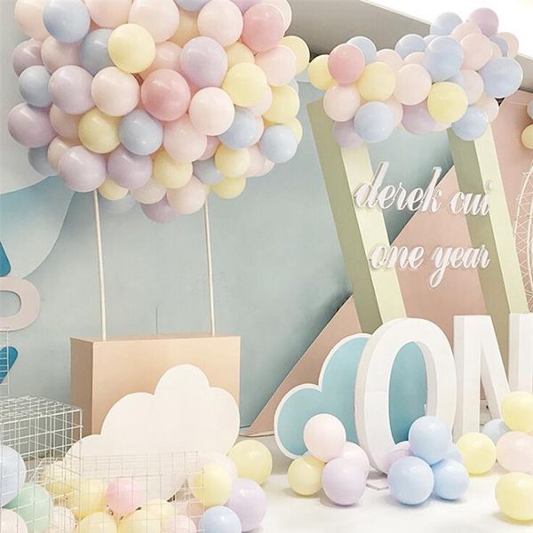 

10pcs 10'' macaron candy color pure latex wedding children happy birthday balloons diy air ballon party decorations