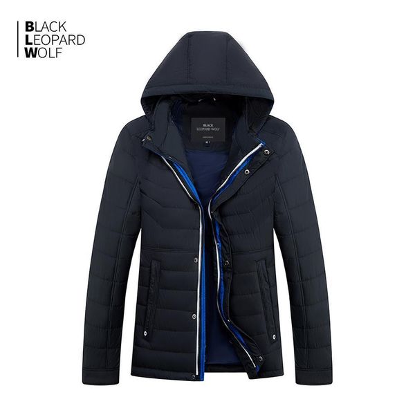

blackleopardwolf new arrival spring jacket men thin cotton with a hood fashion style down jacket men for spring zc-c562 201026, Black;brown
