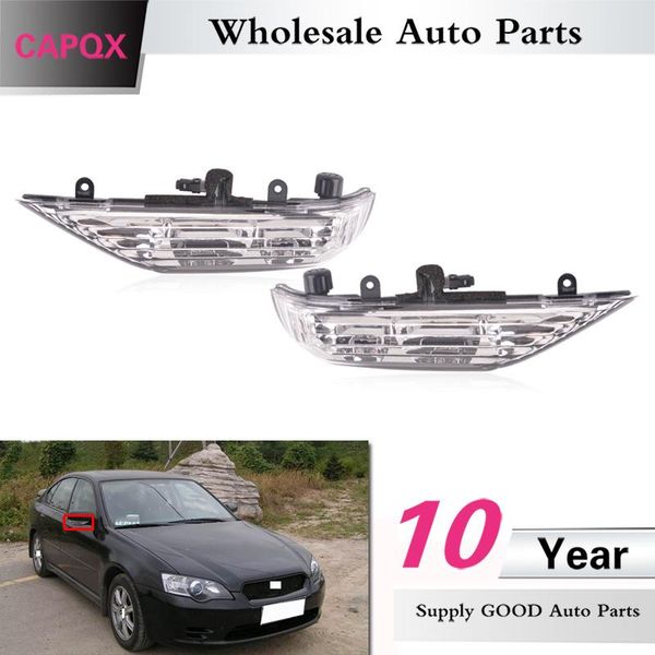 

capqx for forester legacy outback 2005-2008 led side rearview mirror turn light rear view mirror signal indicator lamp