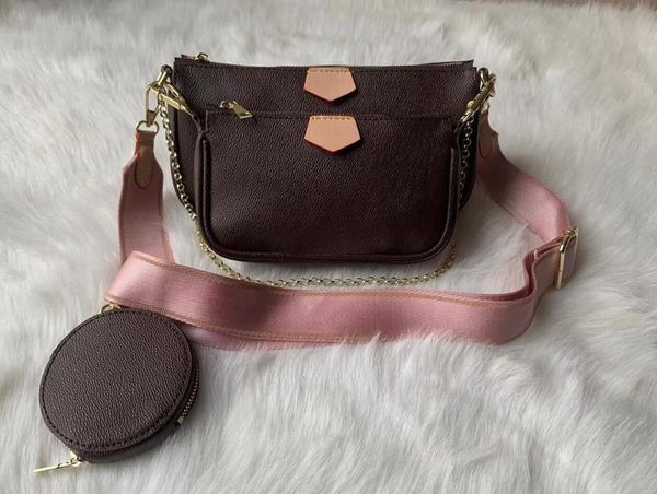 

3 set mahjong bag middle ancient bags for women 2020 shoulder messenger bag wide crossbody belt flower ladies purses handbag