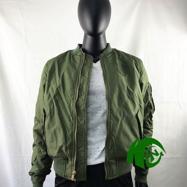 

kango nylon od color bomber jacket