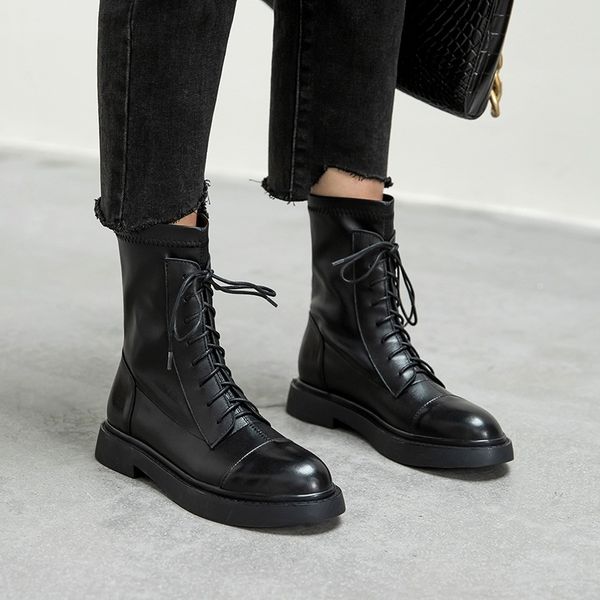 

2021 woman newer party ankle high heels boots 6qbh, Black