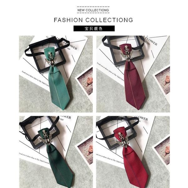 

high-end handmade rhinestone bow tie women's college white shirt fashion bowtie business gifts for men wedding accessor qyloff, Black;gray