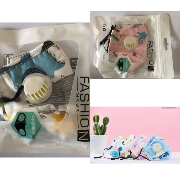 

factory6mq5girls sale kids designer face 3-layer mask fashion dustproof earloop masks protection pm2.5 11