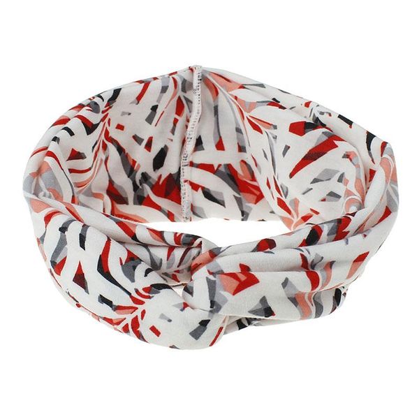 

bohe women cross knotted headband girls elastic stretch floral print hair ribbon wide hair band for sport yoga hair accessory q sqcoyg