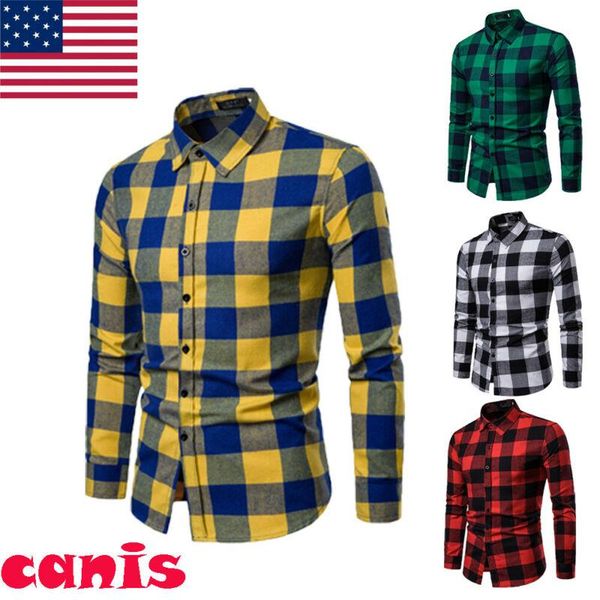 

stylish men's warm plaid shirts flannel long sleeve formal shirt outfit, White;black