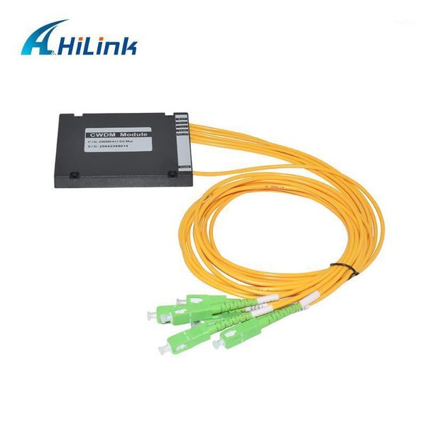 

fiber optic equipment single fiber/duplex cwdm 4+1ch channel demux mux abs box1