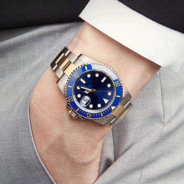 

n produces mens watches 116610 automatic watch 2836 movement watches v8 men watches 904l montre de luxe reloj de lujo z1, Slivery;brown