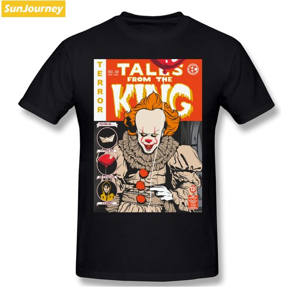 

tales from the king pennywise men t shirt plus size cotton short sleeve clothes for men sport hooded sweatshirt hoodie