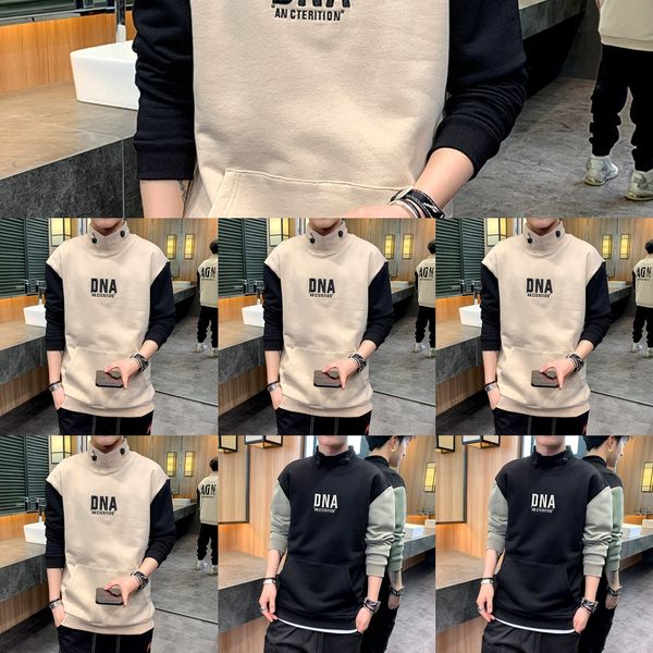 

men's sweater 2020 new trend coat sweaternational sweater korean edition spring and autumn clothes ins national trend loose student fas, Black