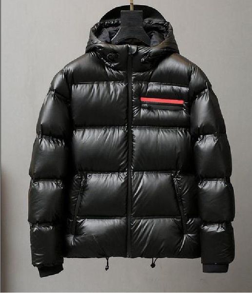 

men black down jacket windproof classic high density windproof down hoodies size:m-3xl
