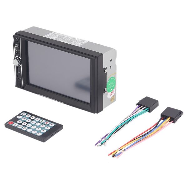 

7563tm car 6.6 inch tft hd vehicle head unit stereo mp3 player double 2 din touch fm radio