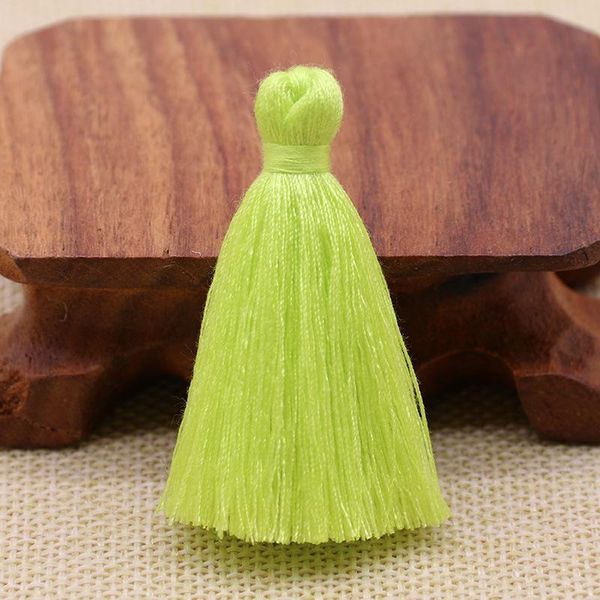 

50pcs 5cm polyester cotton tassel fringe pendant diy craft small tassel garments curtains decor earrings jewelry components h sqcefn