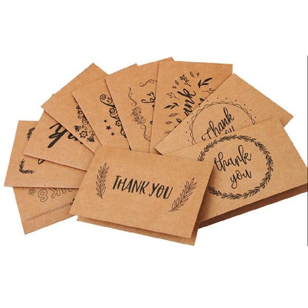

18 style blank thank you paper cards note envelopes greeting wedding party reception crafts