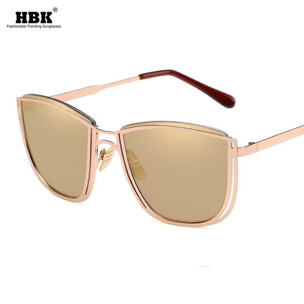 

new fashion metal sunglasses anti ultraviolet frame gold black eyeglasses vintage square for men and women uv400 protection, White;black