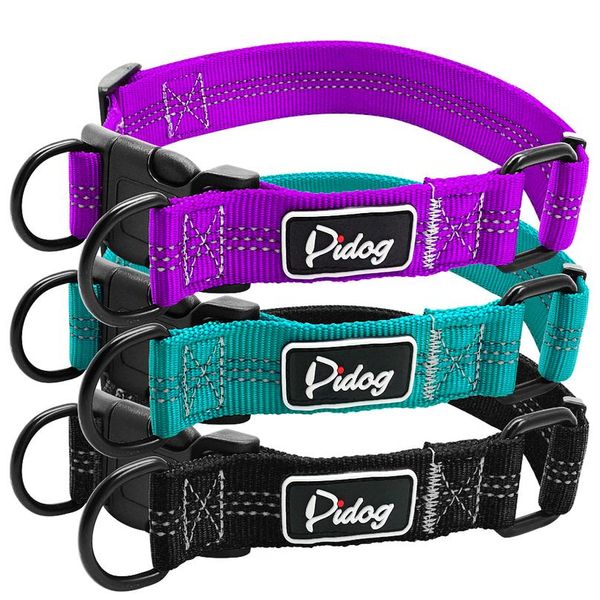 

dog collar perro nylon reflective pet puppy collars safety adjustable for small medium large dogs pitbull german shephe wmtpgv