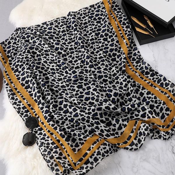 

2020 новый зимний шарф женщин хлопок leopard печати hijabs blanket lady шали и обруча теплый foulard женский бандана пашмины jllxup yy_dhhom, Blue;gray