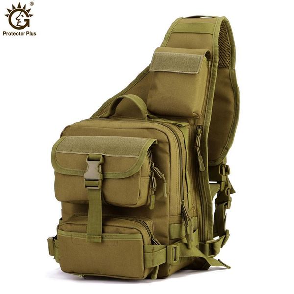 

outdoor bags men chest bag tactical nylon sports shoulder camping hiking molle waterproof travel