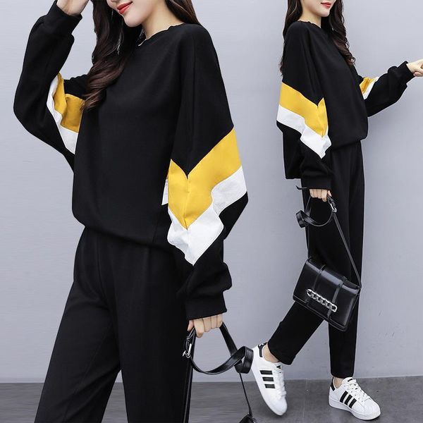 

2021 mode size large sweater new spring autumn fat mmtwo female loose and fine western style nightgown ensemble 5nun, White