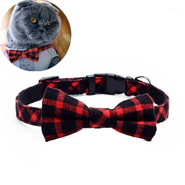 

dog collars & leashes pet leash cat collar nylon breathable adjustable for puppy and big leads christmas decoration1