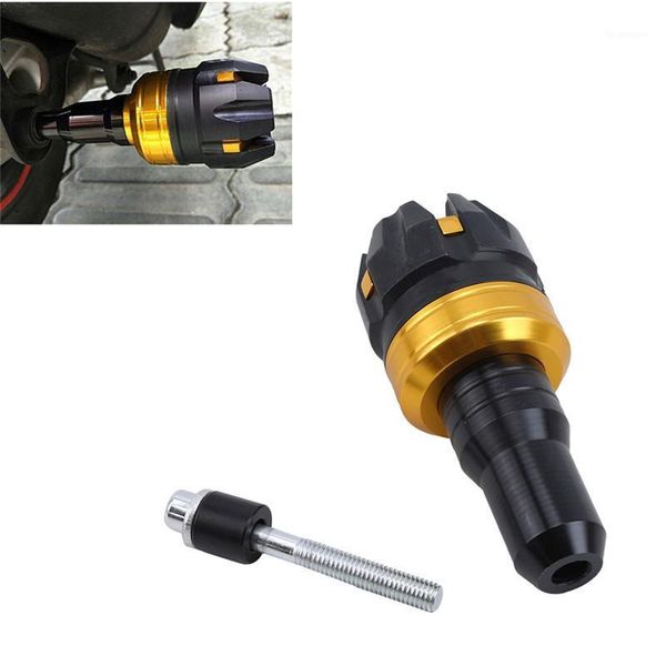 

1pc falling protectors aluminum cnc motorcycle front fork frame sliders anti crash caps engine protection moto crash pad1