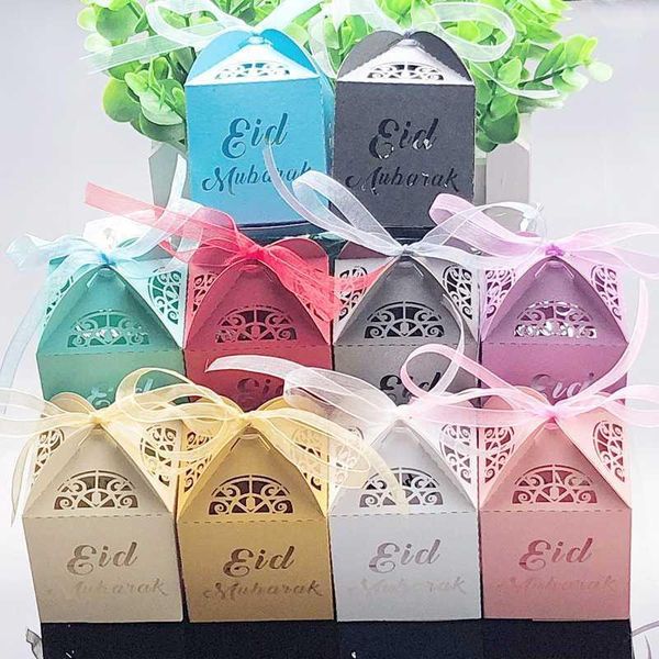 

10pcs happy eid mubarak candy box ramadan decorations diy paper gift boxes favor box islamic muslim al-fitr eid party supplies1