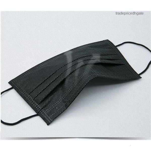 

with face shippingmask masks in stock black elastic ear loop 3 ply breathable and comfortable for blocking dust air pollution sf5w