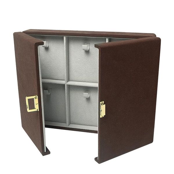 

новый ретро 2020 jewelry display ларец brown организатор кольцо коробки свадьба для женщин, Pink;blue