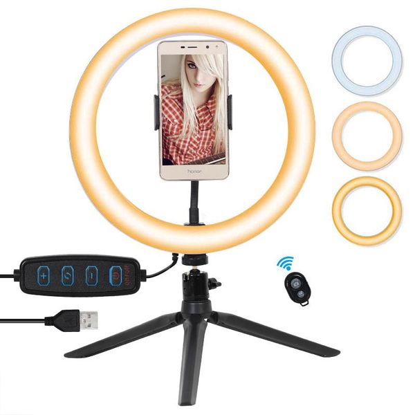 

flash heads dimmable led selfie ring light with tripod usb lamp big pography ringlight stand for cell phone studio