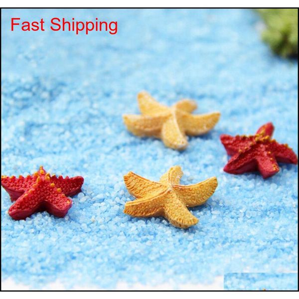 

10 pcs bonsai figurine fairy garden decoration starfish miniatures micro landscapes resin crafts garden terr qylgmv ppshop01