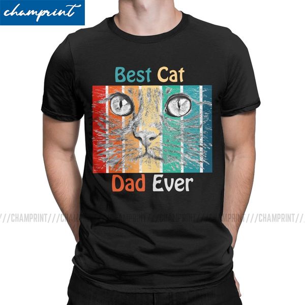 

cat dad ever vintage retro cat father gift men's funny daddy funny crewneck new arrival sport hooded sweatshirt hoodie men t shirt