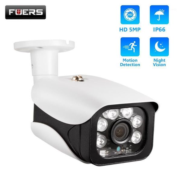 

fuers 5mp poe camera cctv h.265 ir cut filter ir led outdoor camera indoor ip66 waterproof night vision for security nvr1