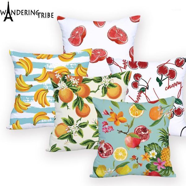

pineapple throw pillows decoration living room custom cover cushion plant cover cushion rectangular for sofa designer1