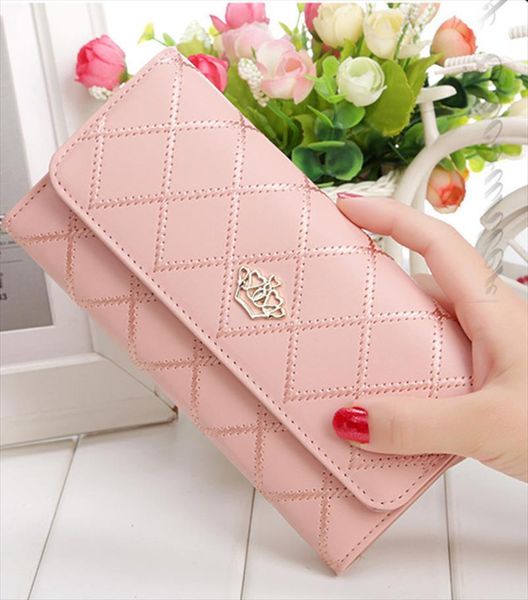 Vendita calda Portafogli donna Portafogli Moda Portafogli lunghi per ragazza Donna Portamonete Porta carte Portafogli donna Pochette per telefono