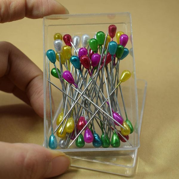

50шт круглого глава одежда pin пошив свадебного жемчужного корсаж флористы mix color sewing pins diy украшение crafts wmttzw xhlight