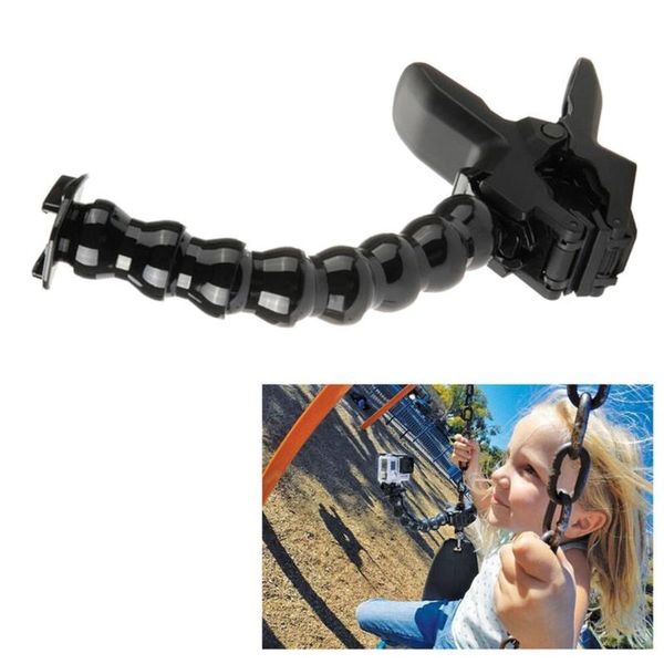 

jaws flex clamp mount and adjustable neck for hero 5 /2/3/3+/4 sj4000/5000/6000