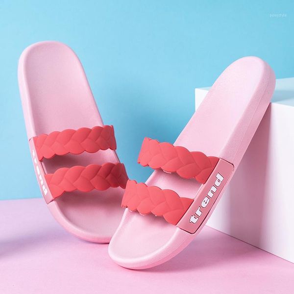 

slippers women shoes summer women's room soft bottom massage couple woman1, Black