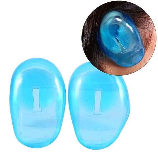 

1pair reusable waterproof ear protector cover caps salon hairdressing dye shield protection shower cap tool high quality