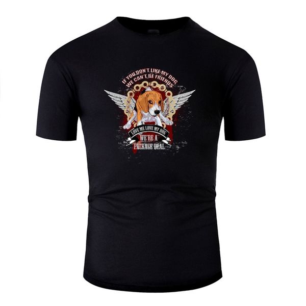 

print beagle--i love beagle t shirt for men 2020 short sleeve natural men t shirts hiphop sport hooded sweatshirt hoodie