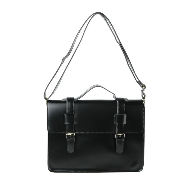 

fashion women bag one shoulder bag large lady cute girl vintage messenger cross body simple black yt783e