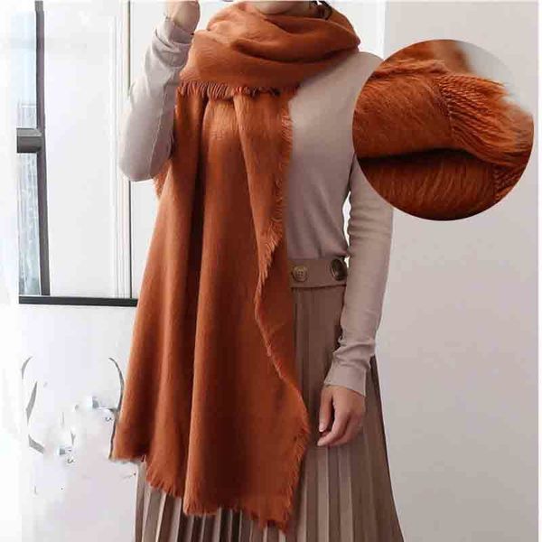 

new winter thicken fashionable pure color cashmere-like shawl long scarf for women rough selvedge warm sofe scarfs laides poncho, Blue;gray