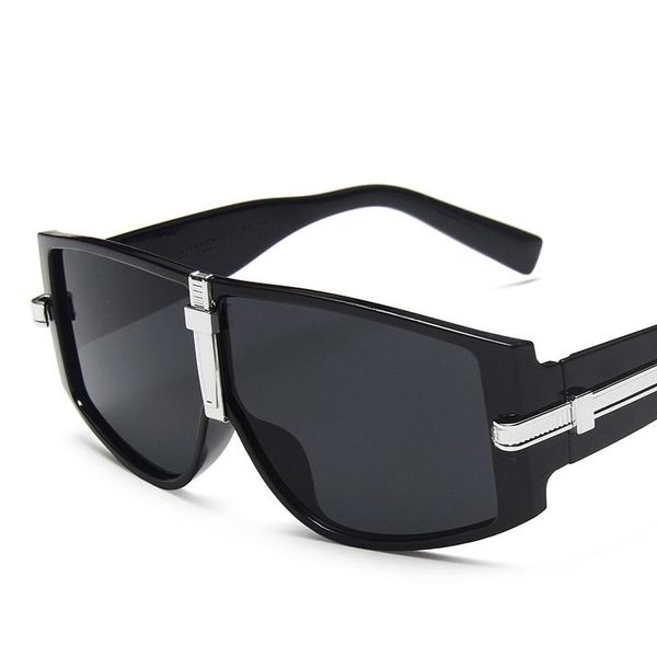 

sunglasses women's uv400 trend big frame fashionable glasses retro personality street catwalk, White;black