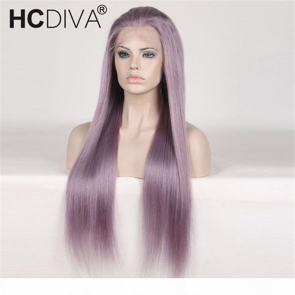 

full lace human hair wigs purple colorful wigs for woman pre plucked with baby hair brazilian remy hair wigs length 10--24 inch, Black;brown