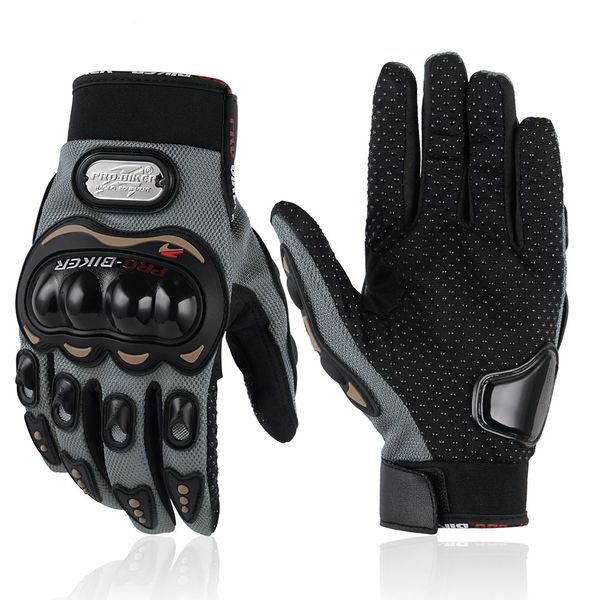 

motorcycle gloves outdoor luvas guantes moto motocross breathable full finger racing motorbike bicycle glove protective gears, Blue;gray