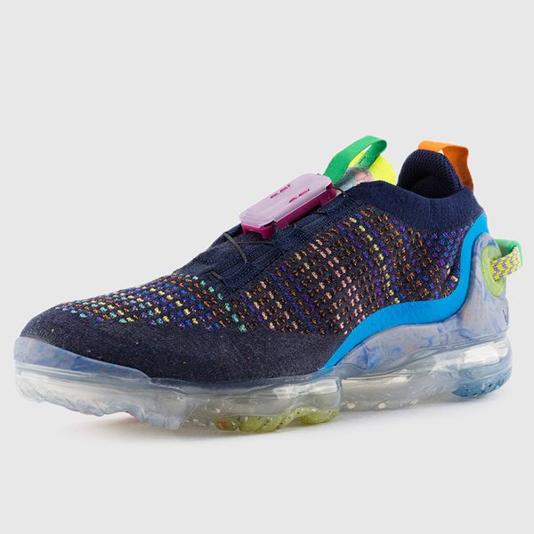 

2020 laceless release moc men women shoes smoke grey multi-color black dark grey iron grey running shoes trainers chaussures sneakers