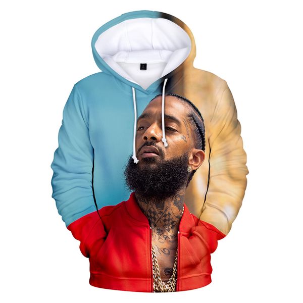 

hussle sweatshirts plus size streetwear spring hoodies women nipsey men hoodie tracksuit, Black