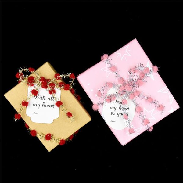 

gift wrap 2021 3m wire wool ball ribbon christmas tree gold silver decoration party wedding packaging belt wrapping twist ties